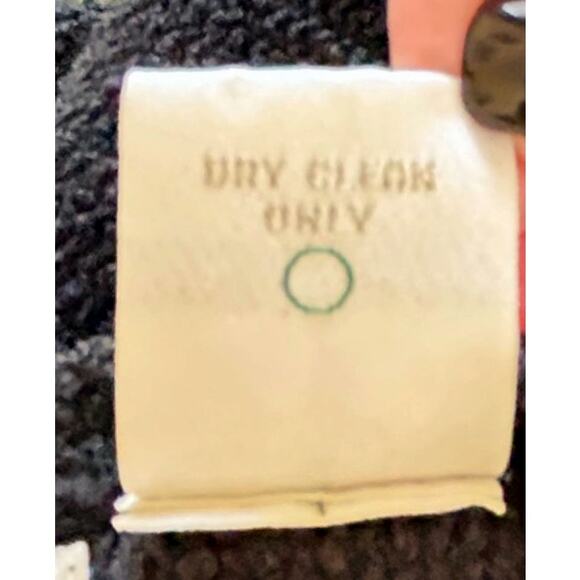 Perry Ellis Dark Black Boucle V-Neck Long Sleeve Pull Over Sweater - Picture 8 of 8